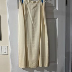 Nolan Miller, beaded cream jacket, shirt and skirt